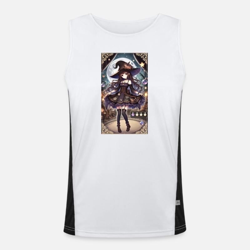 witch Funktionelles Kontrast-Tank Top für Männer 