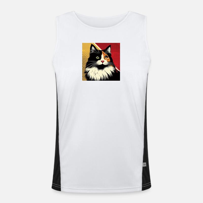 Cat 1 2 Men's Functional Contrast Tank Top 