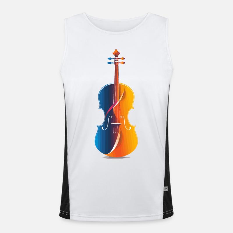 Violon Look BD Débardeur respirant contrasté Homme 