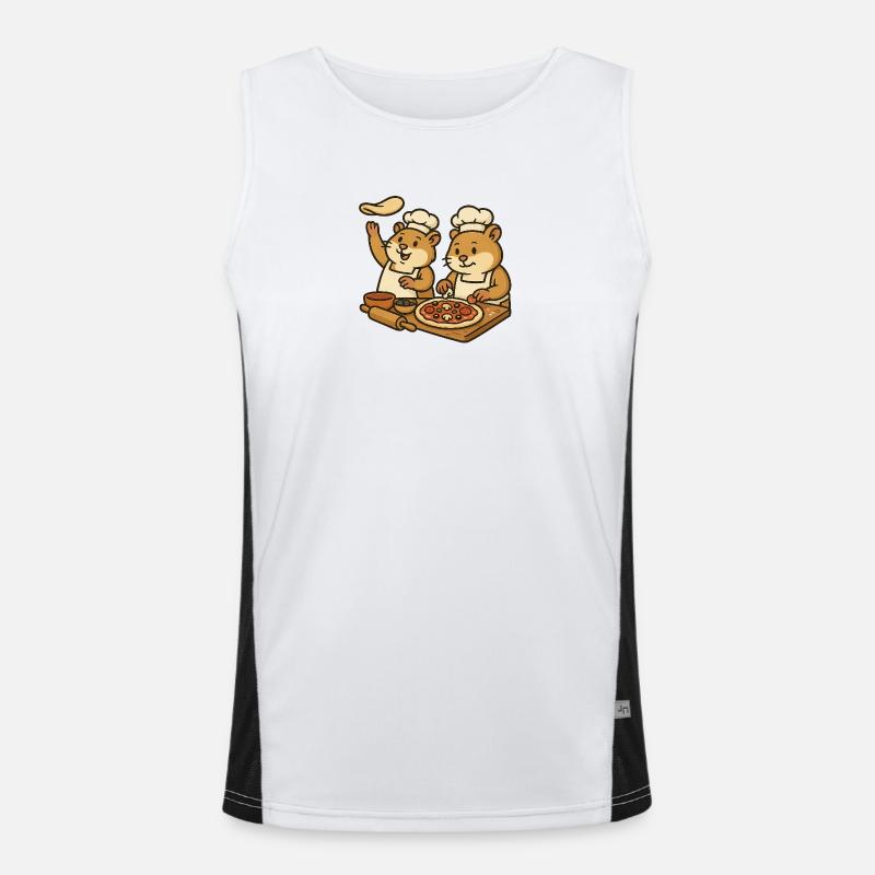 Cuisiniers hamsters Débardeur respirant contrasté Homme 