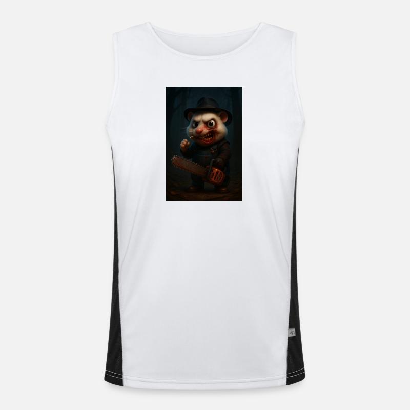 Mr.M Funktionelles Kontrast-Tank Top für Männer 