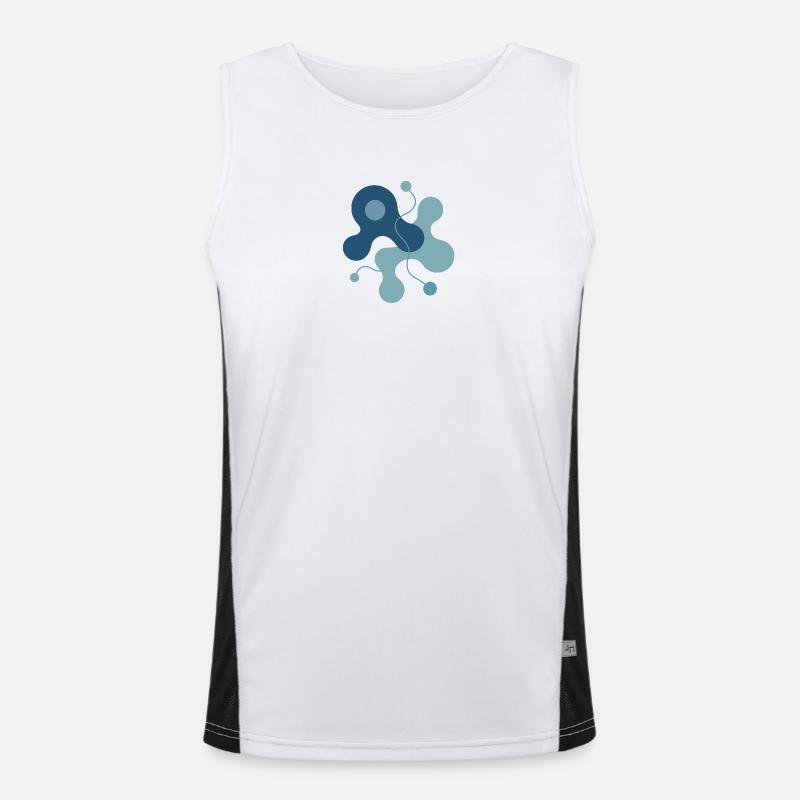 La complexité organique – la forme du vivant Débardeur respirant contrasté Homme 