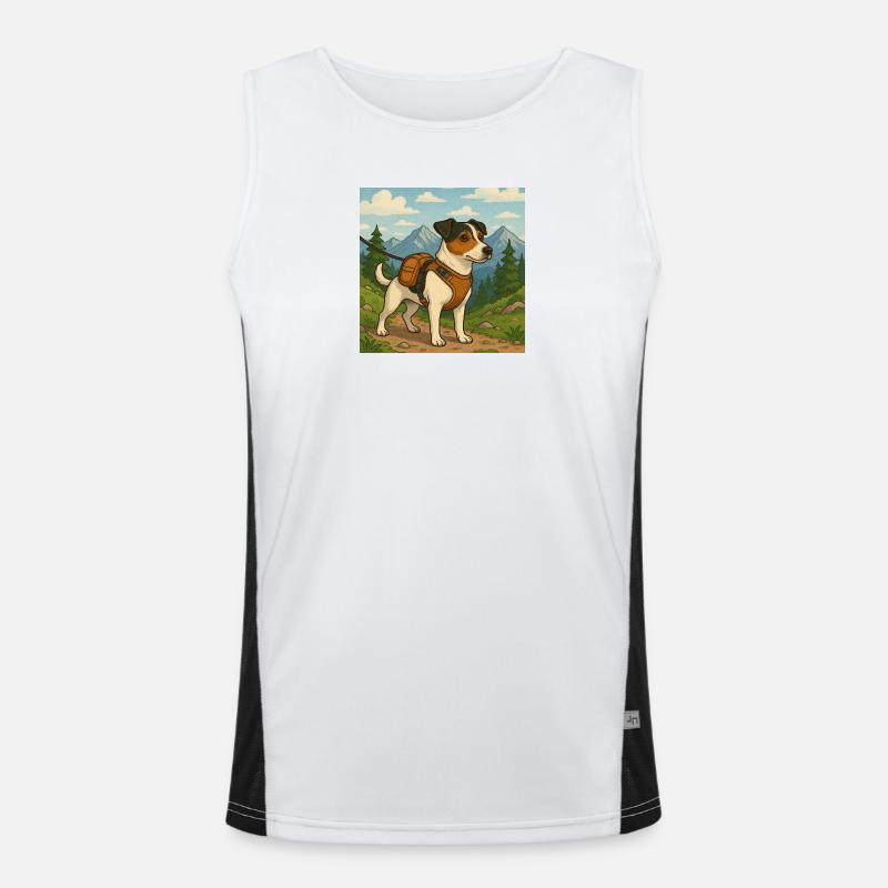 Jack Russel Wanderer Men's Functional Contrast Tank Top 