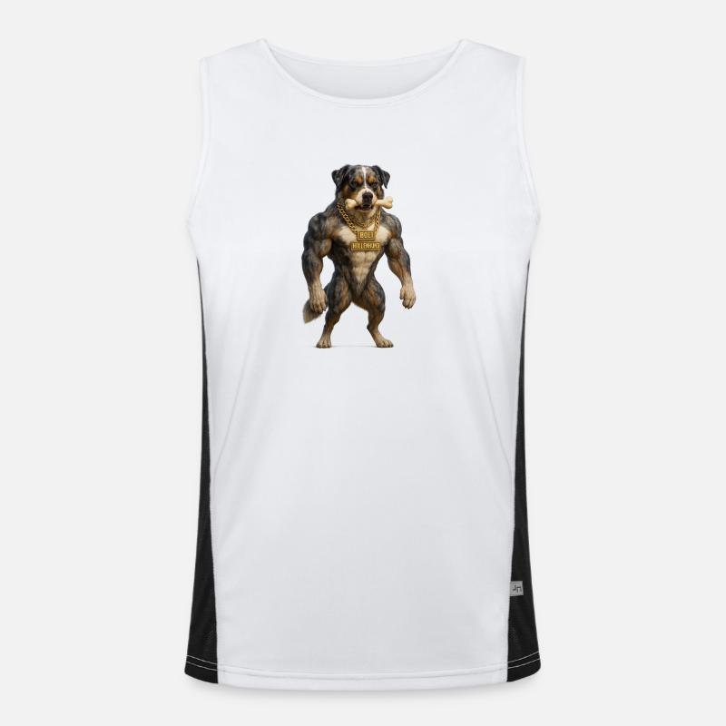 Boli - The Hellhound Men's Functional Contrast Tank Top 