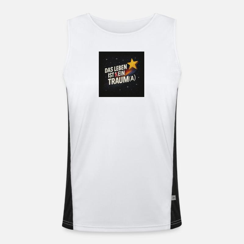 Trauma in a Nutshell Men's Functional Contrast Tank Top 