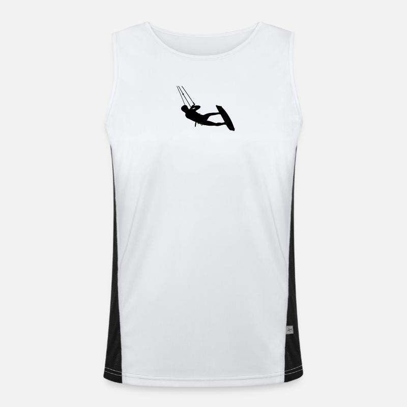 Kiters. Kitesurf Débardeur respirant contrasté Homme 