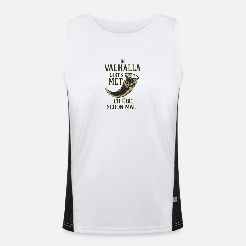 Au Valhalla, il y a de l’hydromel Débardeur respirant contrasté Homme 