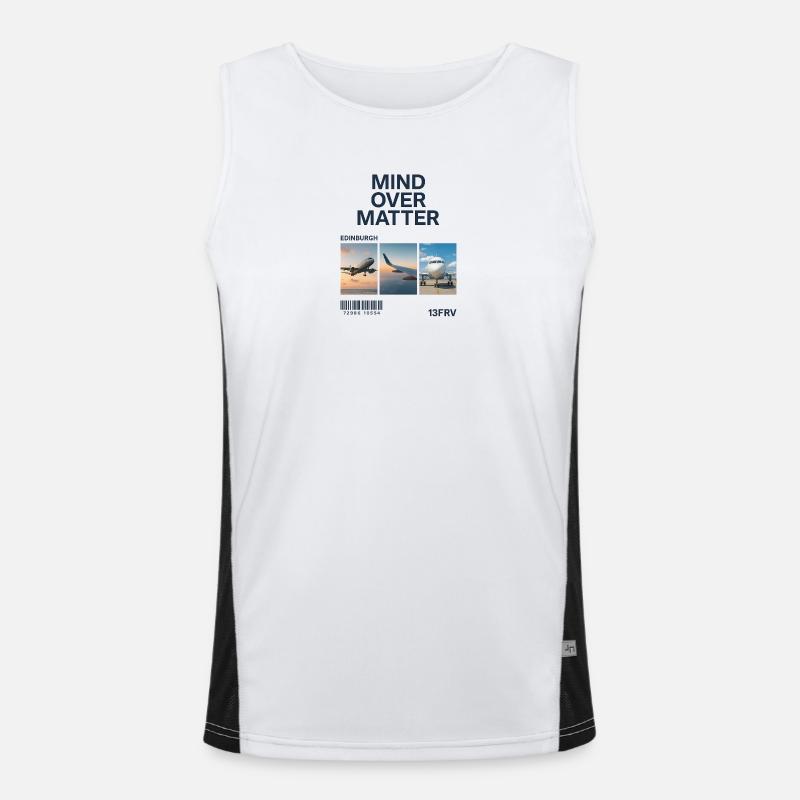 Mind Over Matter: Edinburgh Triptych Men's Functional Contrast Tank Top 