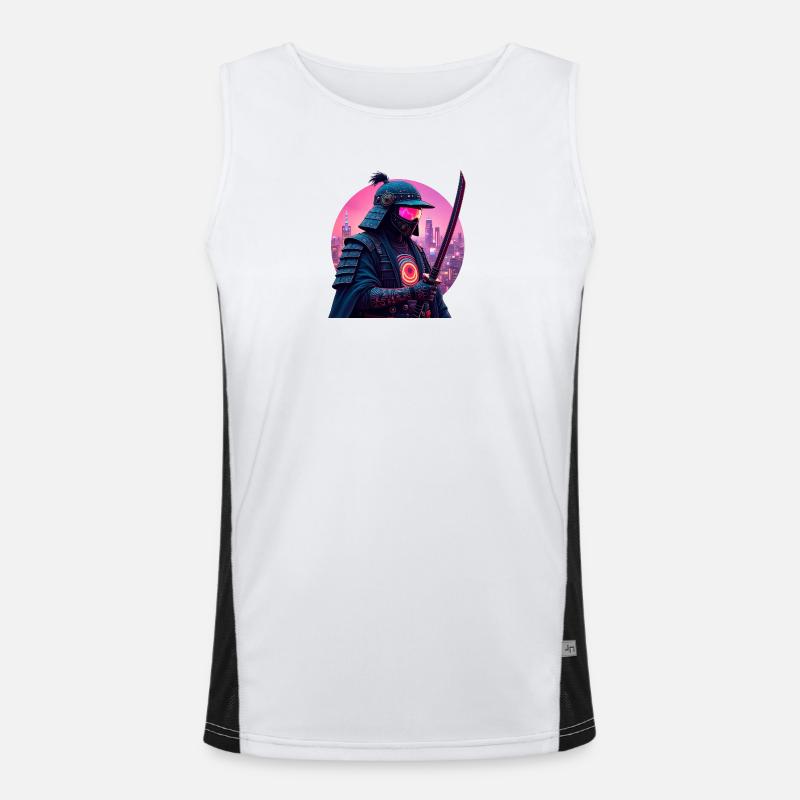 Cyber Samouraï Débardeur respirant contrasté Homme 