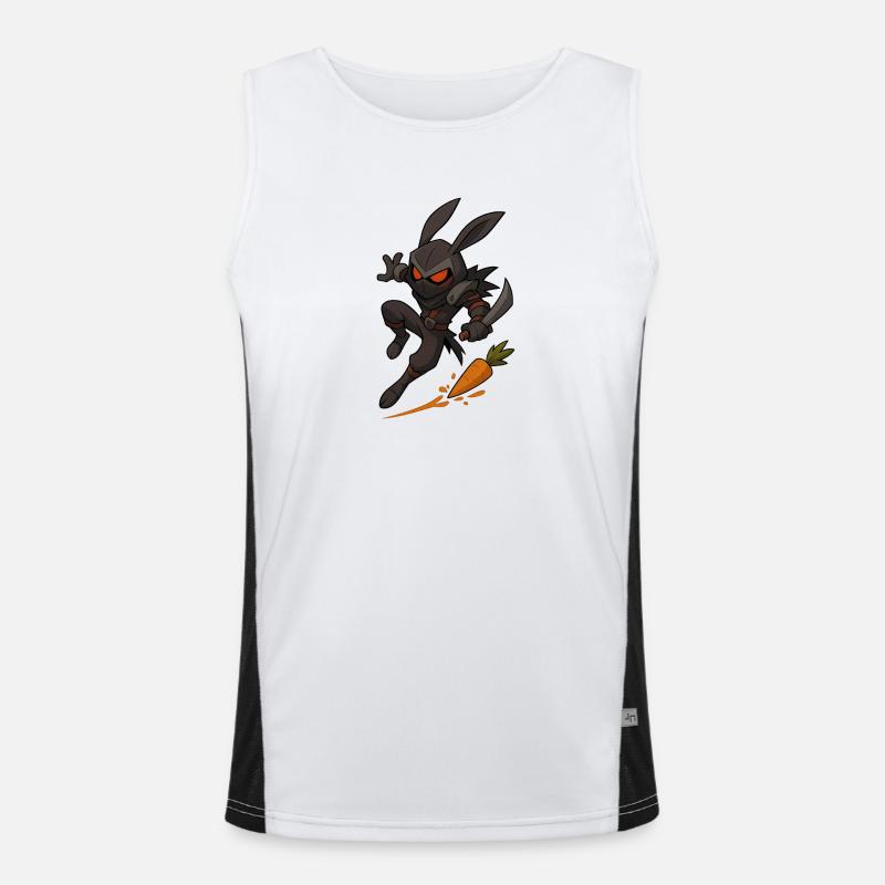 Zed-Toni-Bunny Funktionelles Kontrast-Tank Top für Männer 