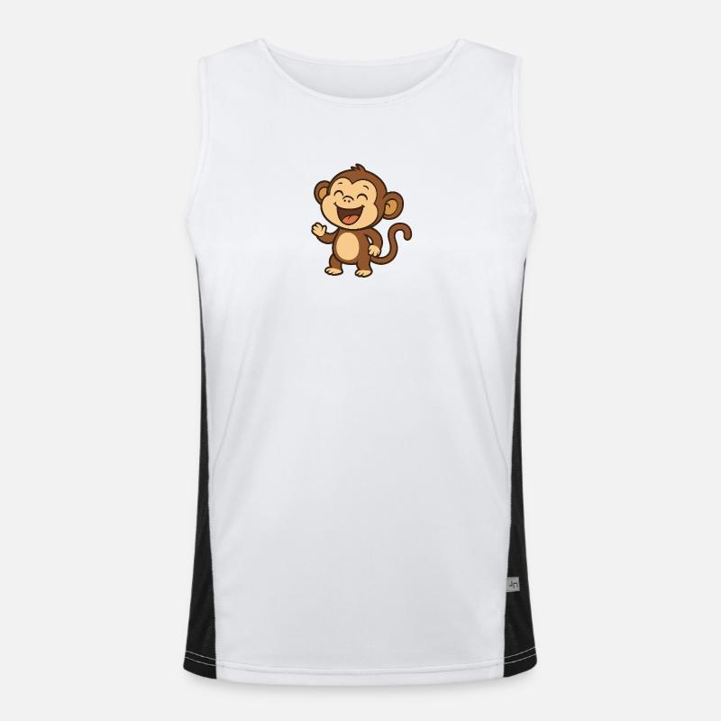 Lachender_Affee Men's Functional Contrast Tank Top 