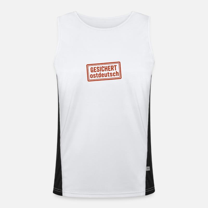 Secured East German Men's Functional Contrast Tank Top 