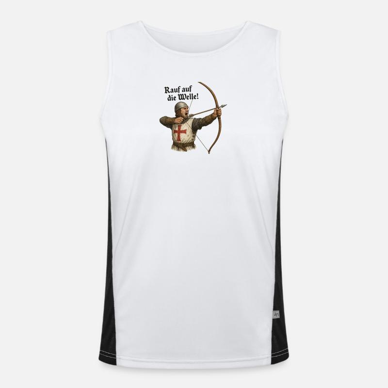 Archer – Get on the wave! Men's Functional Contrast Tank Top 