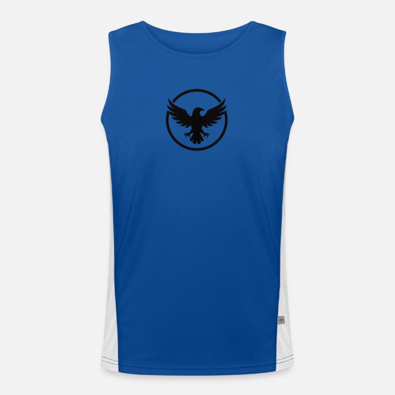 Eagle-Emblem Funktionelles Kontrast-Tank Top für Männer 
