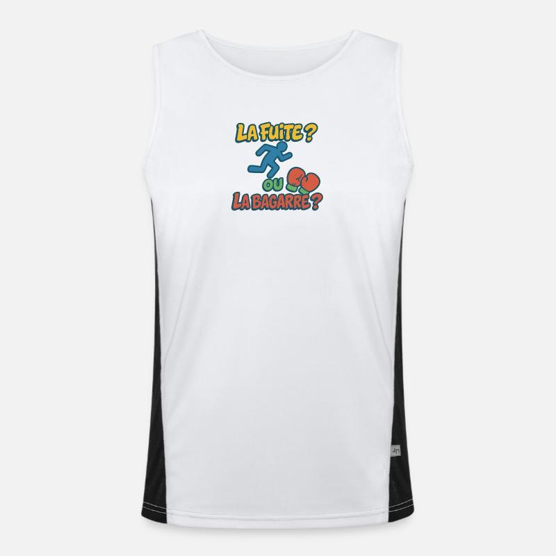 Flight or fight Men's Functional Contrast Tank Top 