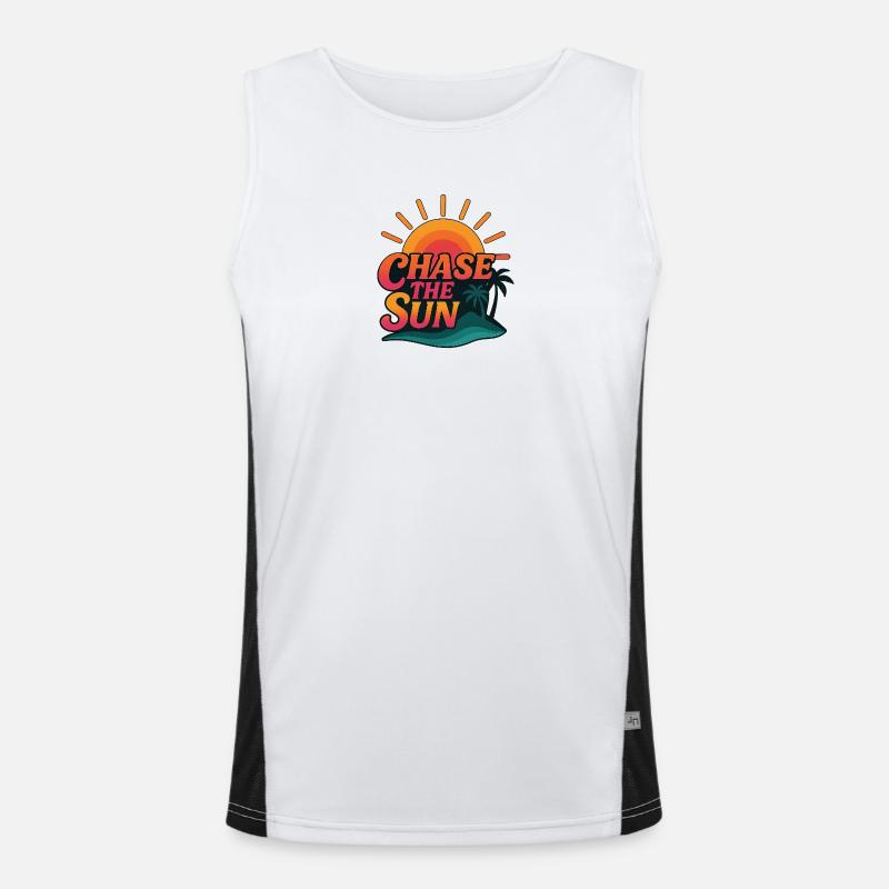 Soleil tropical Débardeur respirant contrasté Homme 
