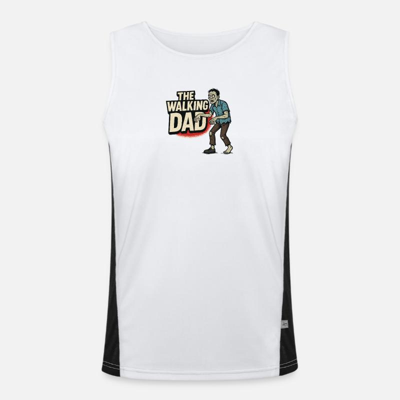 Zombie Dad Men's Functional Contrast Tank Top 