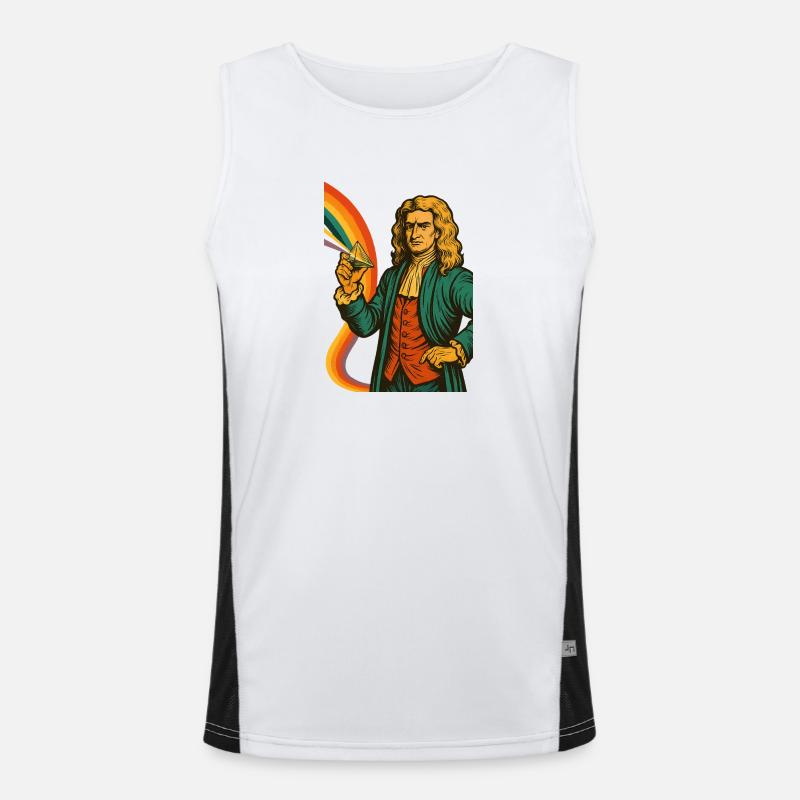 Psychedelische Kunst Big Count Funktionelles Kontrast-Tank Top für Männer 