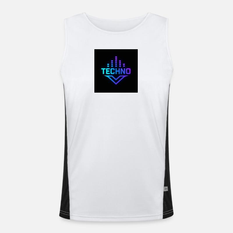 FC2440AC-0E2F-4DCC-B0B8-86F36998DBEB - Men's Functional Contrast Tank Top  - white/black