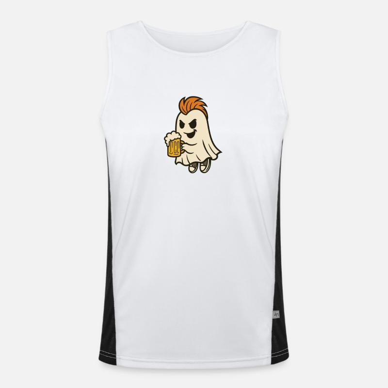 Punk Ghost Débardeur respirant contrasté Homme 