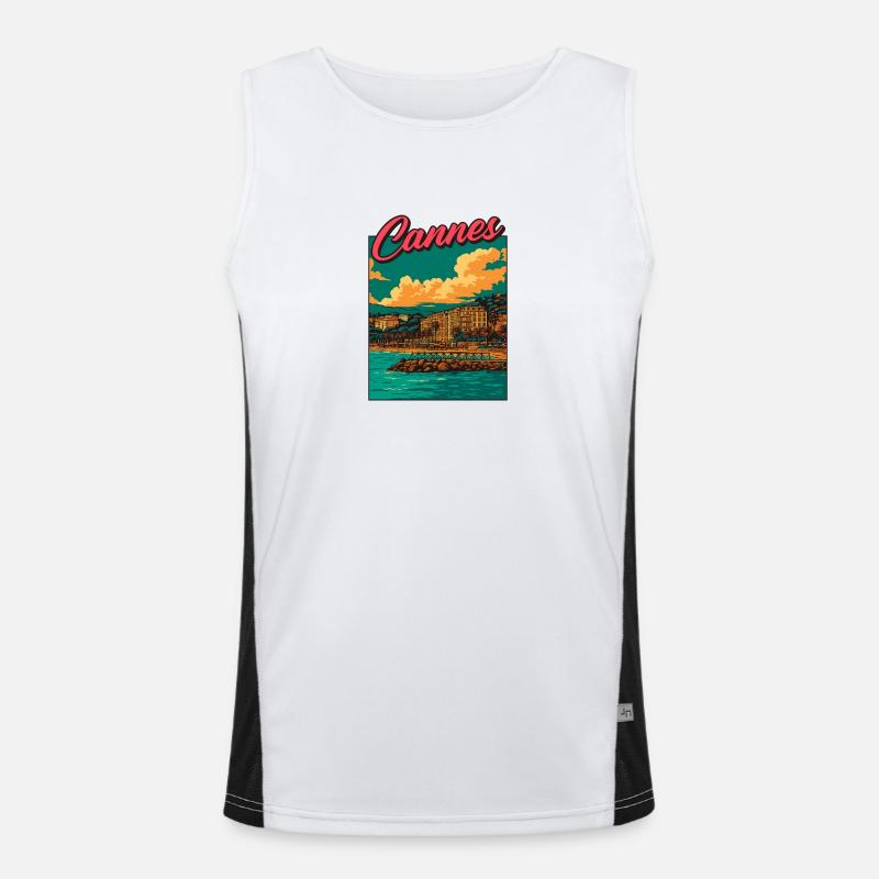 Cannes Débardeur respirant contrasté Homme 