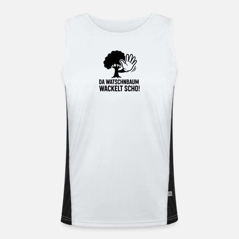 Waddle tree wobbles beautifully Men's Functional Contrast Tank Top 