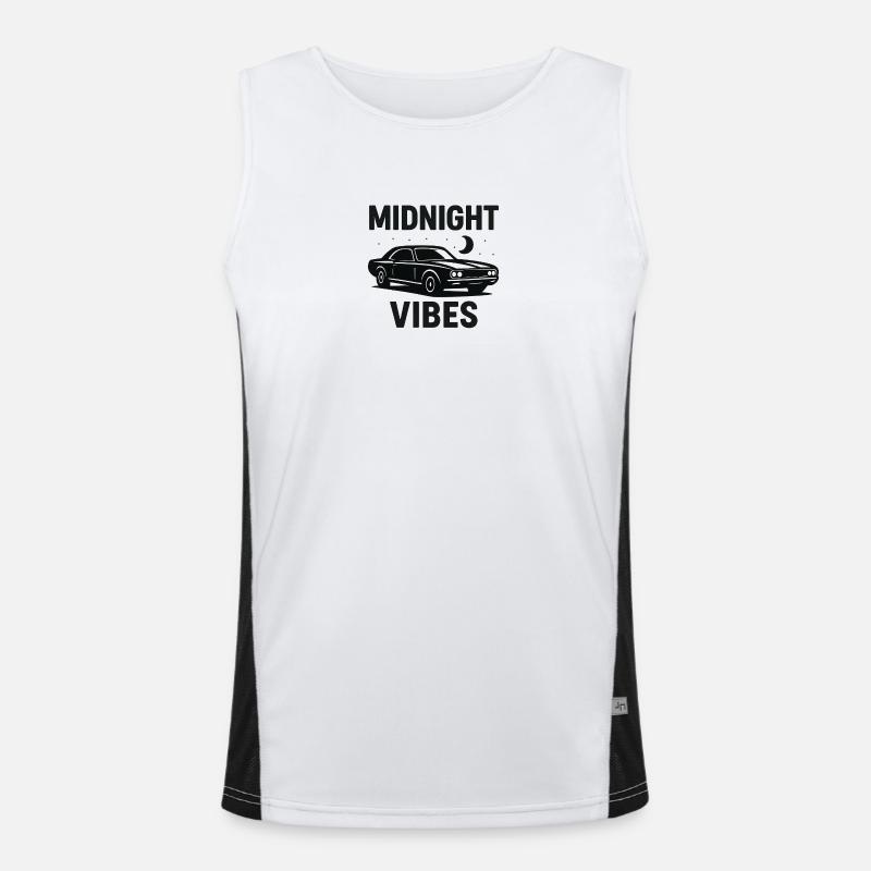 Vibes Merch Men's Functional Contrast Tank Top 
