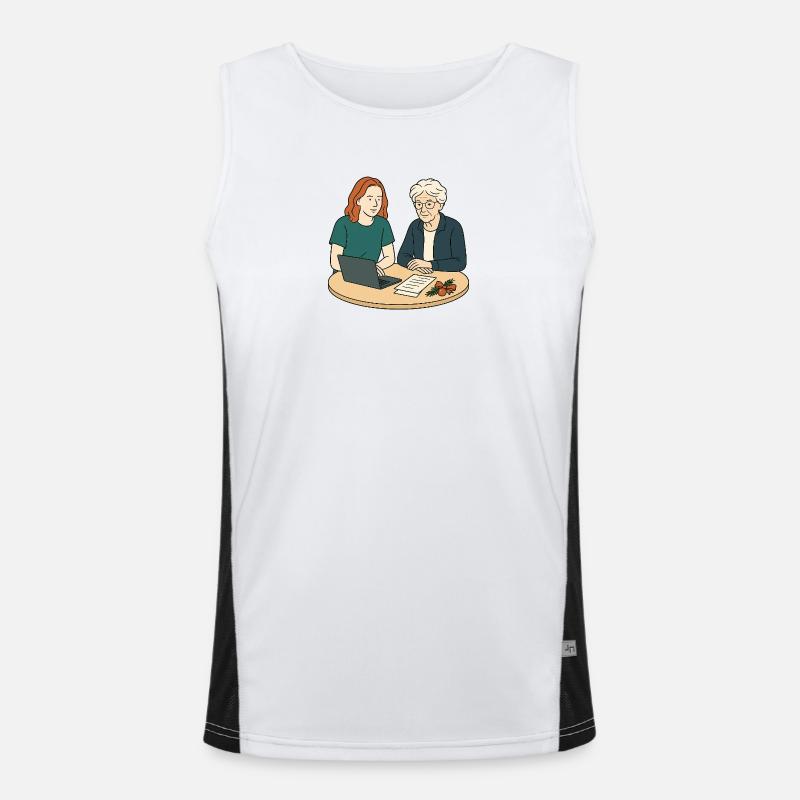 Grandma Karin Men's Functional Contrast Tank Top 
