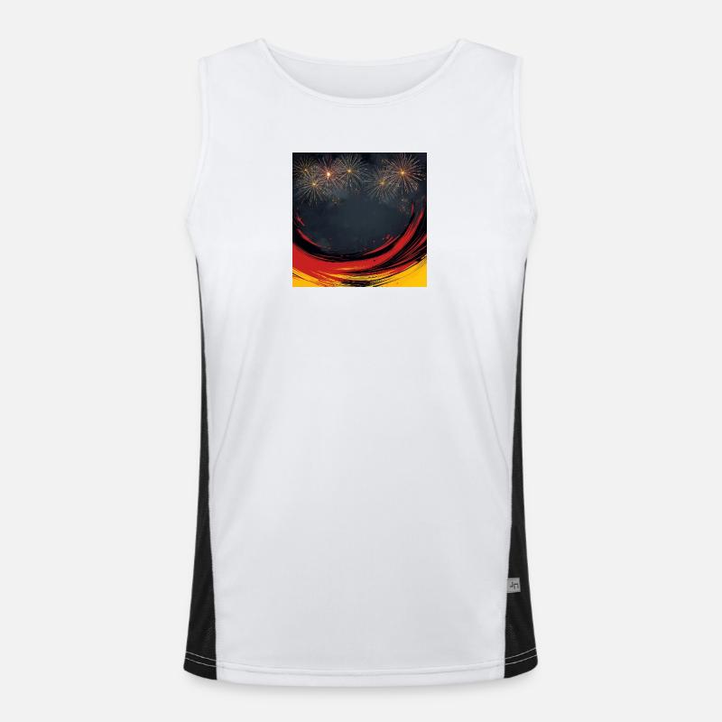 Unity Day Celebration Men's Functional Contrast Tank Top 