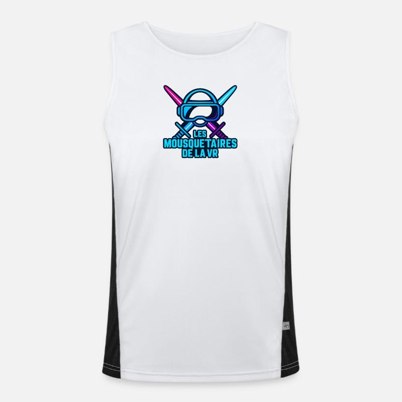 Musketeers VR Neon Duel Men's Functional Contrast Tank Top 