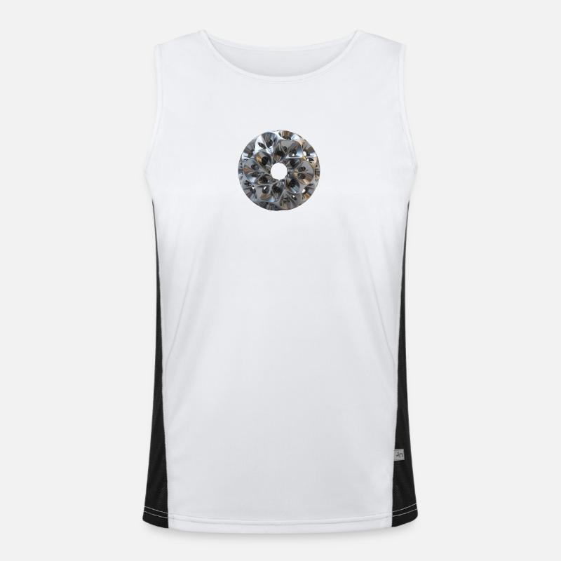 titane Débardeur respirant contrasté Homme 