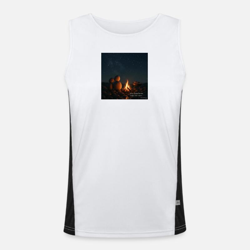 Mar&Mug Geschichte Funktionelles Kontrast-Tank Top für Männer 
