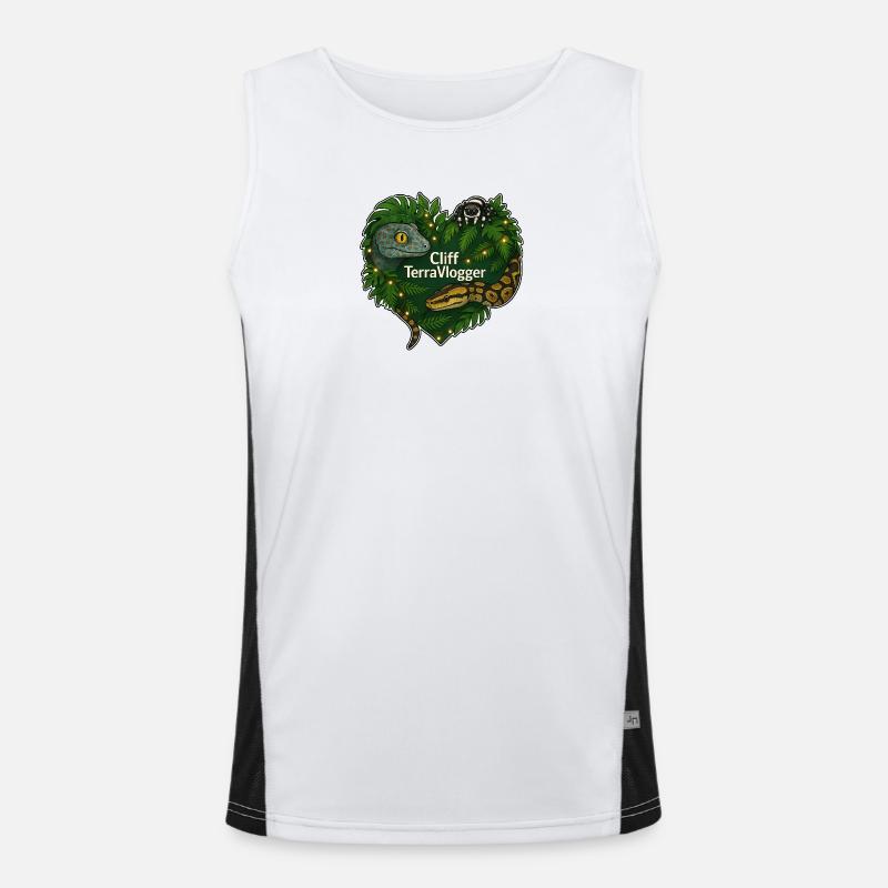 Cliff TerraVlogger Jungle Coeur Débardeur respirant contrasté Homme 