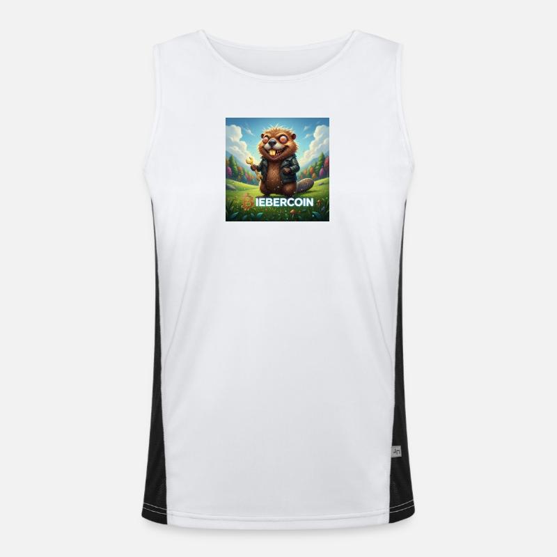 Crypto Beaver avec clé à molette Débardeur respirant contrasté Homme 