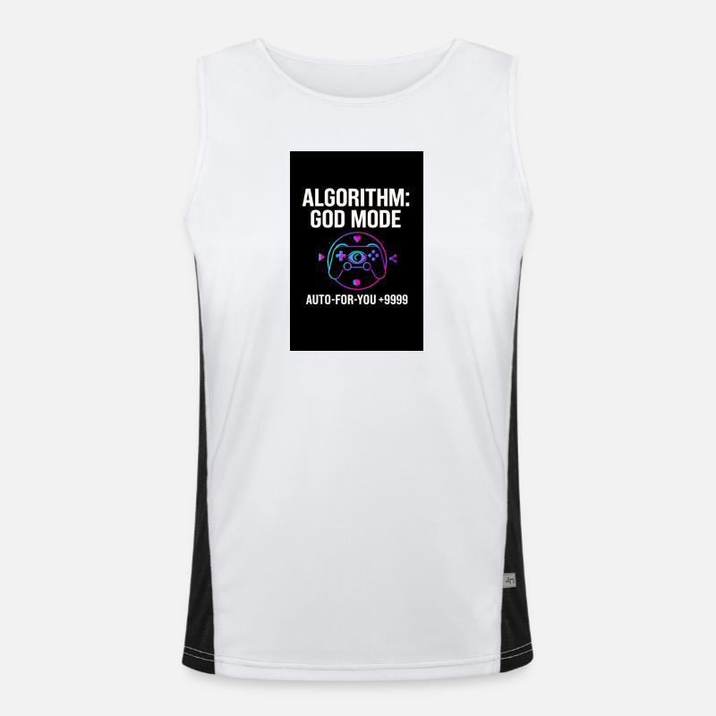 Algorithm God Mode Men's Functional Contrast Tank Top 
