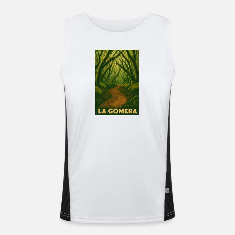 Cloud Forest Gomera Men's Functional Contrast Tank Top 