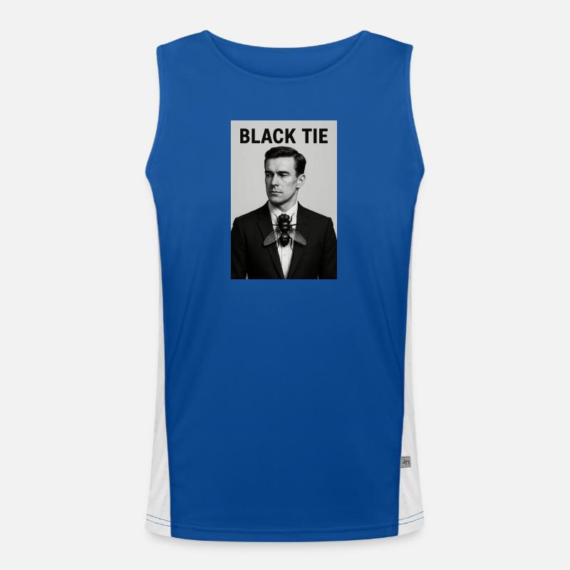 Cravate noire Débardeur respirant contrasté Homme 