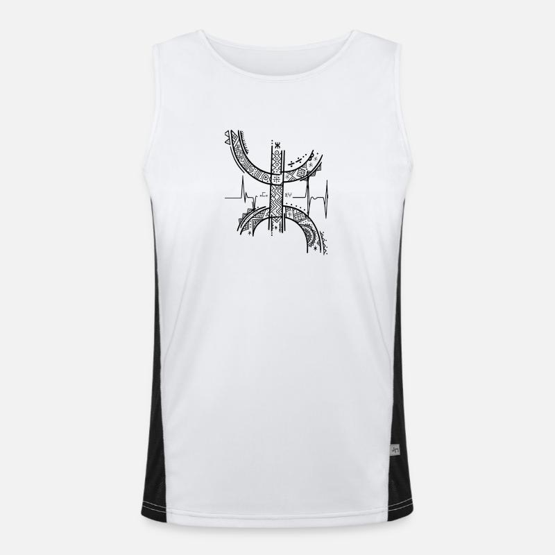 Kabyle Amazigh Men's Functional Contrast Tank Top 