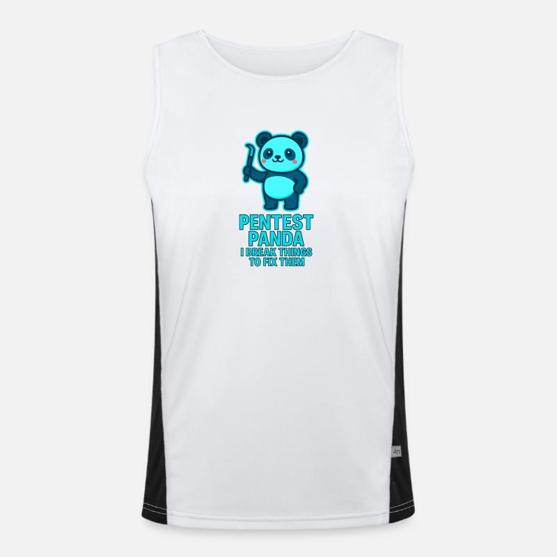 Pentest Panda: Fixing Errors Men's Functional Contrast Tank Top 