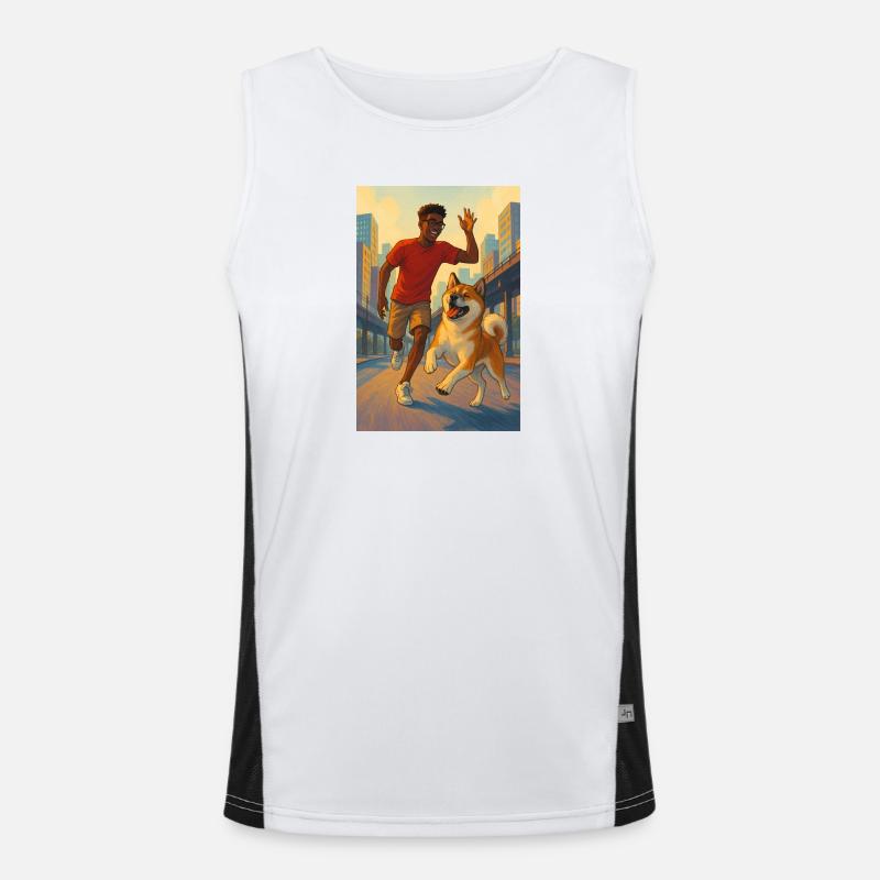 Matt & Holly - Character over labels. Funktionelles Kontrast-Tank Top für Männer 
