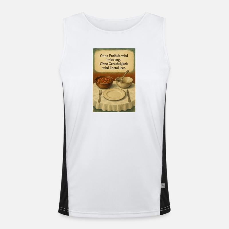 Liberté et justice Débardeur respirant contrasté Homme 