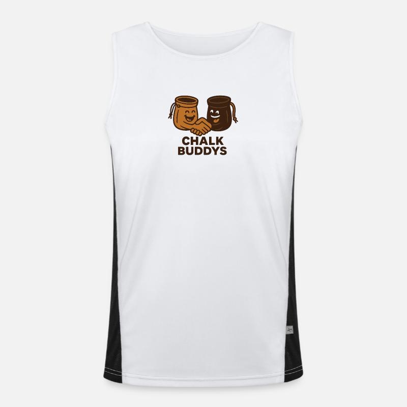 Chalk Buddies Men's Functional Contrast Tank Top 