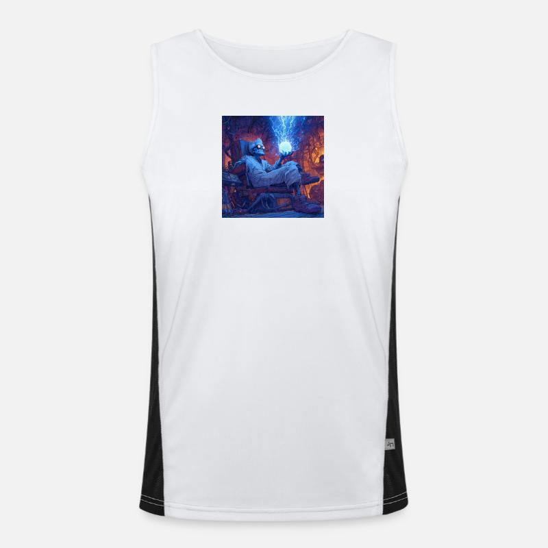 Mad Scientist Men's Functional Contrast Tank Top 