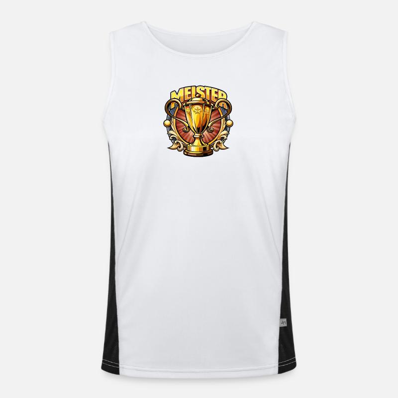 Master Cup Victory Design Men's Functional Contrast Tank Top 