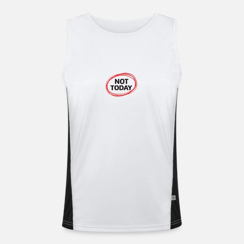 Not Today Men's Functional Contrast Tank Top 