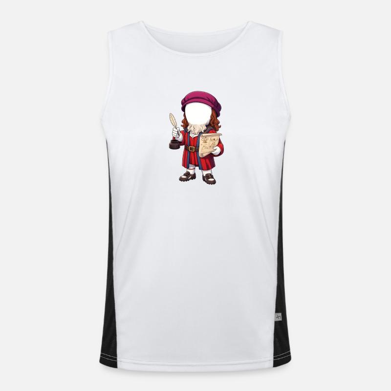 Gigi davinci Men's Functional Contrast Tank Top 