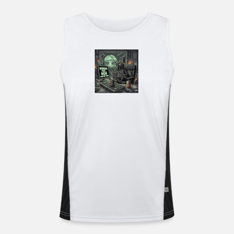 Lundi post-apocalyptique - Crise du bureau de Roach Débardeur respirant contrasté Homme 