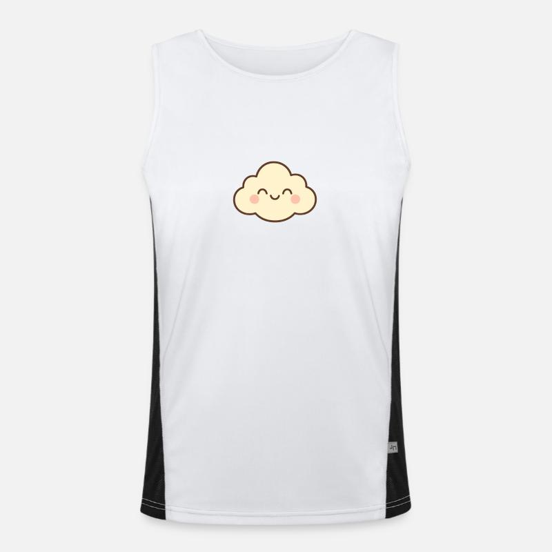 Cloud Sweet Smile Men's Functional Contrast Tank Top 