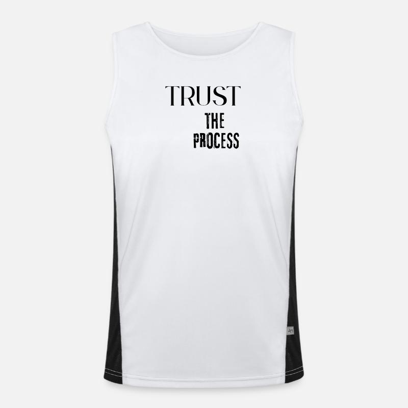 Trust the Process Men's Functional Contrast Tank Top 