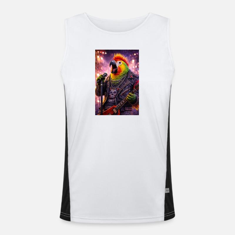 RockyZoo11 Men's Functional Contrast Tank Top 